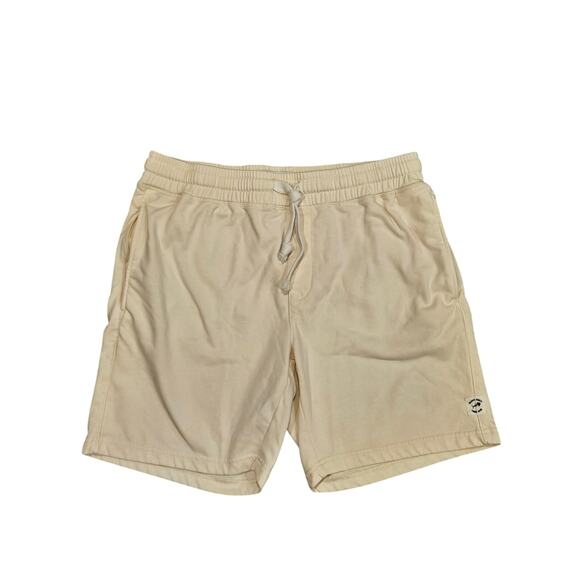 Maamgic cream loung sweat shorts mens medium Relaxed preppy - Picture 1 of 8